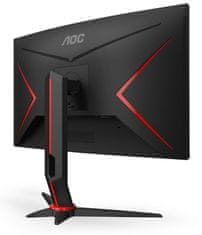 AOC CQ27G2S/BK gaming monitor, 68,6 cm (27), QHD, VA, 165 Hz, ukrivljen