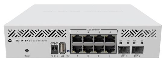 Stikalo CRS310-8G+2S+IN 8x 2,5GLan + 2x SFP+, ROS L5