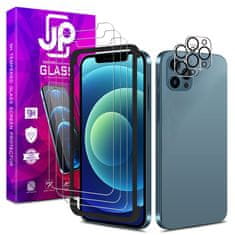 JP JP Mega Pack Kaljena stekla, 3 stekla za telefon z aplikatorjem + 2 stekli z lečami, iPhone 11 Pro