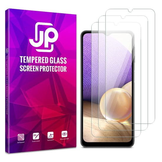 JP JP Long Pack Kaljeno steklo, 3 stekla na telefon, Samsung Galaxy A32 5G