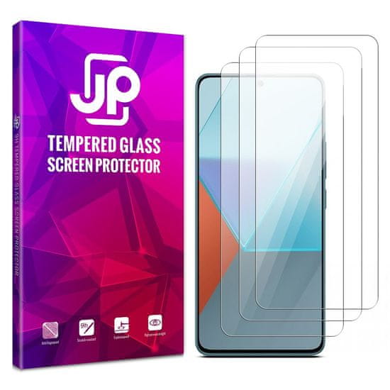 JP JP Long Pack Kaljeno steklo, 3 stekla za Xiaomi Redmi Note 13 Pro