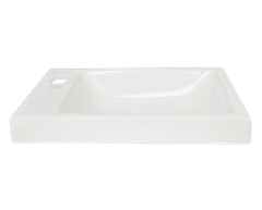 KERRA Umivalnik RIMINI L beli 430x235x110 mm 