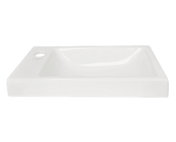 KERRA Umivalnik RIMINI L beli 430x235x110 mm