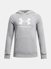 Under Armour Pulover UA Rival Fleece BL Hoodie-GRY L