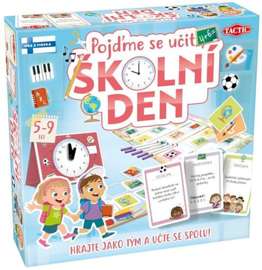 Naučimo se: Šolski dan - otroška igra