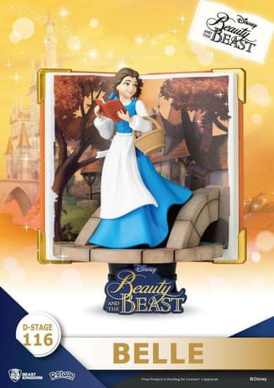 BEAST KINGDOM Disney Diorama Serija knjig - Belle 13 cm (Kraljestvo zveri)