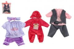 Teddies Obleke/oblačila za lutke/dojenčke velikost približno 40 cm mešanica vrst 25x32 cm