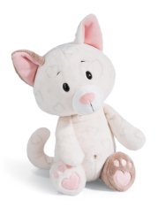 NICI plišast Love Cat simpatičen 35cm, sedeč, ZELENI