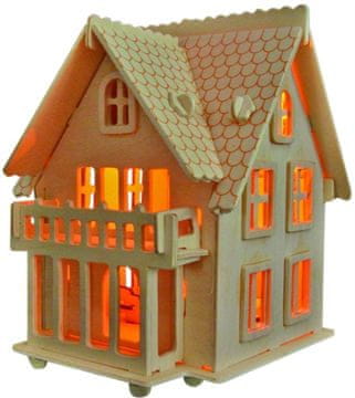WOODEN TOY, WCK 3D sestavljanka Vila B