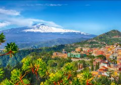 ENJOY Puzzle Etna in Taormina, Sicilija 1000 kosov