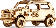 Wooden city 3D sestavljanka Superfast Rally Car 1