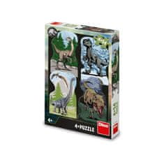 Dino Jurski svet 4x54 Puzzle