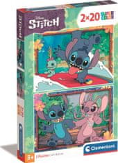 Clementoni Stitch Puzzle 2x20 kosov
