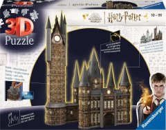 Ravensburger Svetleča 3D sestavljanka Night Edition Harry Potter: Grad Bradavičarka - Astronomski stolp 626 kosov