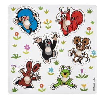 DETOA Sestavljanka/Puzzle board Krtkov les 22,5x22,5cm v foliji 18m+