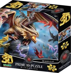 Prime 3D Puzzle Dragon Clan 3D 150 kosov