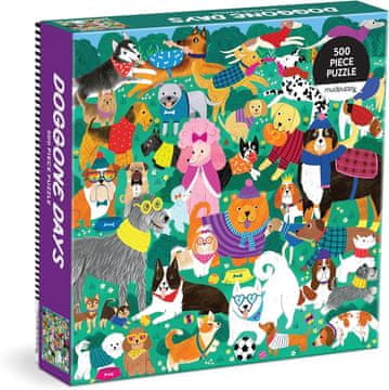 Mudpuppy Družinska sestavljanka Pasji dan v parku 500 kosov