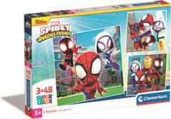 Clementoni Puzzle Spidey in njegovi neverjetni prijatelji 3x48 kosov