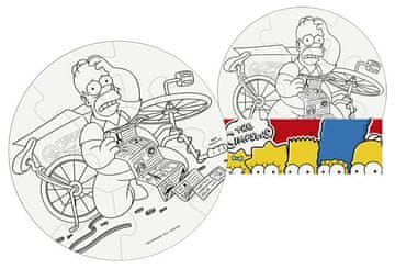 EFKO Pobarvaj svojo sestavljanko Simpsonovi - krog 9 kosov