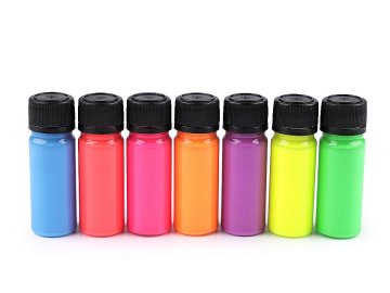 Art e Miss komplet barv za tekstil za svetle tekstilije, svetlikanje v temi, neon - mix 3 neon