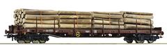 ROCO Ploščati vagon z lesenimi ročaji, SBB - 76574