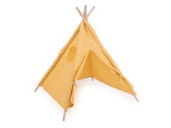 Otroški šotor Teepee 80x80x95 cm - gorčična svetloba