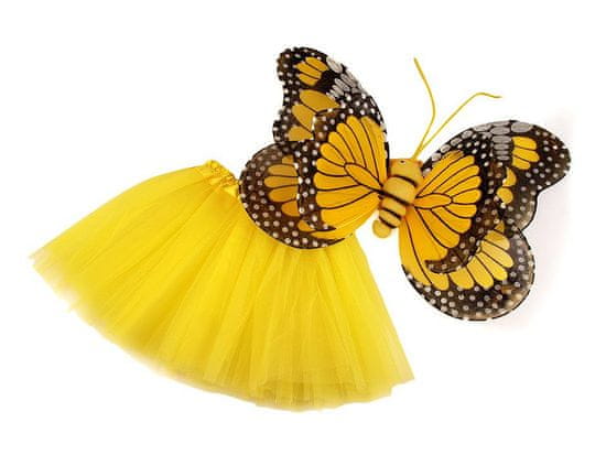 Karnevalski kostum - metulj - rumena
