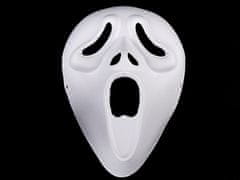 Karnevalska maska - scrabble za slikanje - bela Scream