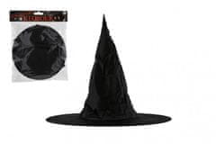 Teddies Čarovniški klobuk zložljiv za odrasle 38 cm v vrečki karneval