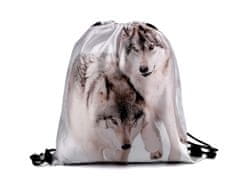 Zadnja torba mačka, pes, volk - beli volk