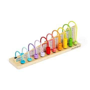 Bigjigs Toys Mavrični števec