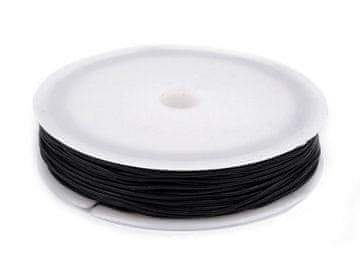 Okrogel gumijast trak Ø0,8 mm - črn