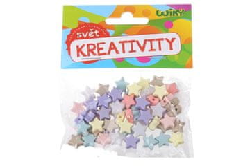 Barvne kroglice zvezdice 15g
