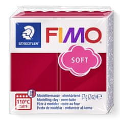 FIMO soft 57g - temno rdeča