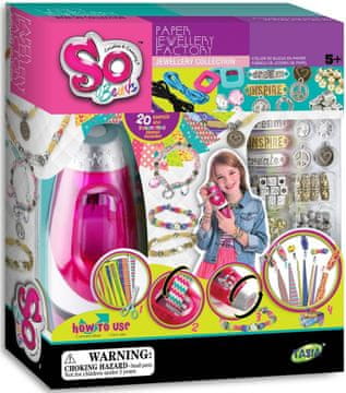 TASIA So Beads Izdelava nakita: komplet papirnatega nakita s pletenico