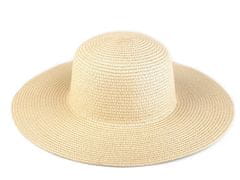 Dama poletni klobuk / slamnati klobuk za okrasitev - kremasta najlažja.