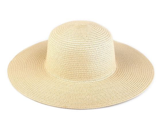 Dama poletni klobuk / slamnati klobuk za okrasitev - kremasta najlažja.