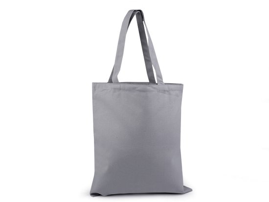 Bombažna tekstilna vrečka 35x39 cm - (036) siva (10 kosov)