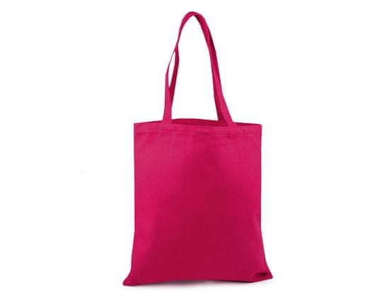 Bombažna tekstilna vrečka 35x39 cm - (009) roza malina