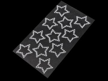 Nalepke rinestone zvezde - kristalna zvezda