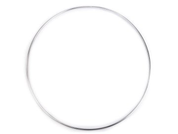 Kovinski krog Ø30,5 cm, lakiran nikelj
