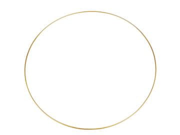 Kovinski krog Ø60 cm, pobarvan - zlato