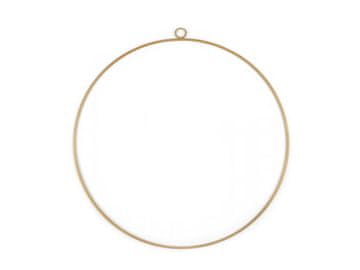 Kovinski krog Ø25 cm pobarvan - zlata mat barva