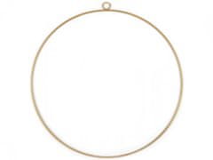 Kovinski krog za lovilec sanj / za dekoracijo Ø50 cm - temno zlato mat