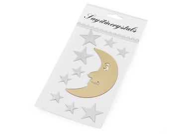 Samolepilna ogledala srčki, zvezdice - glej fotografijo meseca (12 kartic)