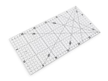 Pravilo za patchwork 15x30 cm - prozorno
