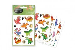 DoDo Tetovaža Dinozaver/Dinosauri 10,5x15cm 4 listi