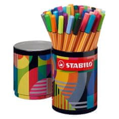 Stabilo Liner point 88 ARTY fine - 45 barv v pločevinasti škatlici
