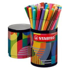 Stabilo Fix Pen 68 ARTY premium fibre - 45 barv v pločevinasti škatli