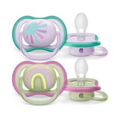 Avent Ultra zračna duda 2 kosa 0- 6 m deklica - 0-6 m